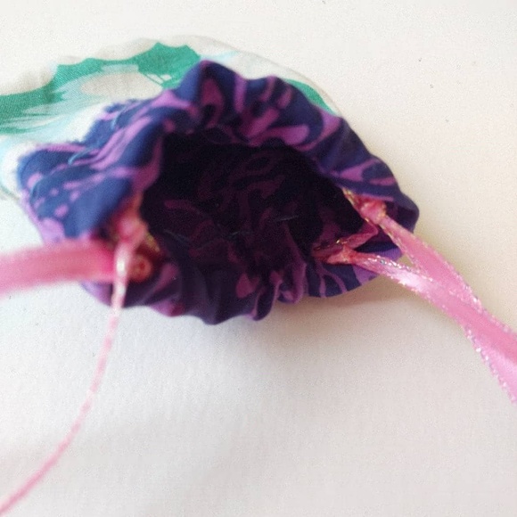 Cute hot air balloon small drawstring bag - Picture 2 of 3